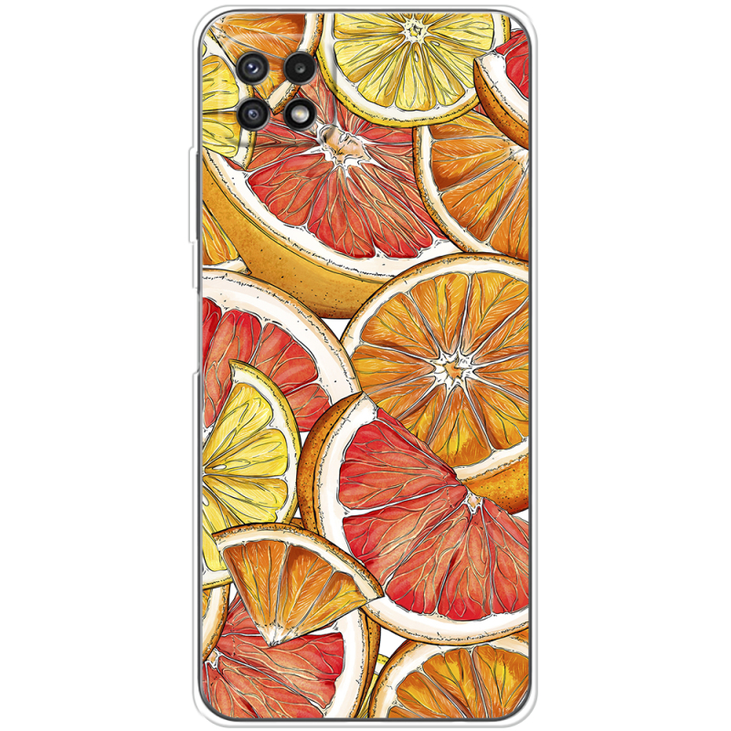 Чехол BoxFace Samsung Galaxy A22 5G (A226) Citrus Pattern