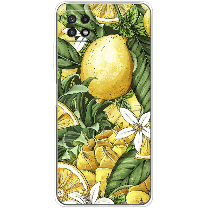 Чехол BoxFace Samsung Galaxy A22 5G (A226) Lemon Pattern