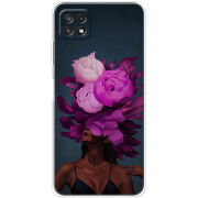 Чехол BoxFace Samsung Galaxy A22 5G (A226) Exquisite Purple Flowers