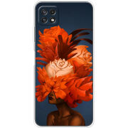 Чехол BoxFace Samsung Galaxy A22 5G (A226) Exquisite Orange Flowers