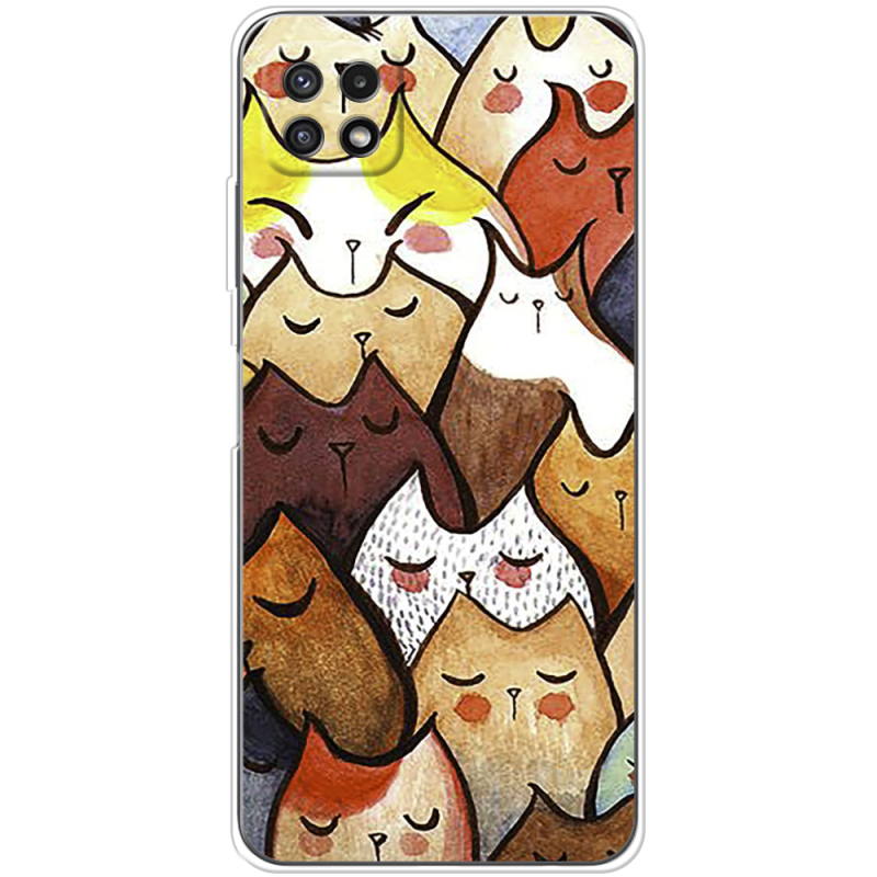 Чехол BoxFace Samsung Galaxy A22 5G (A226) Sleepy Cats