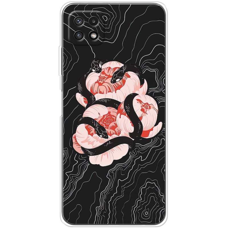 Чехол BoxFace Samsung Galaxy A22 5G (A226) Snake Rose