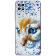 Чехол BoxFace Samsung Galaxy A22 5G (A226) Голубоглазый Кот