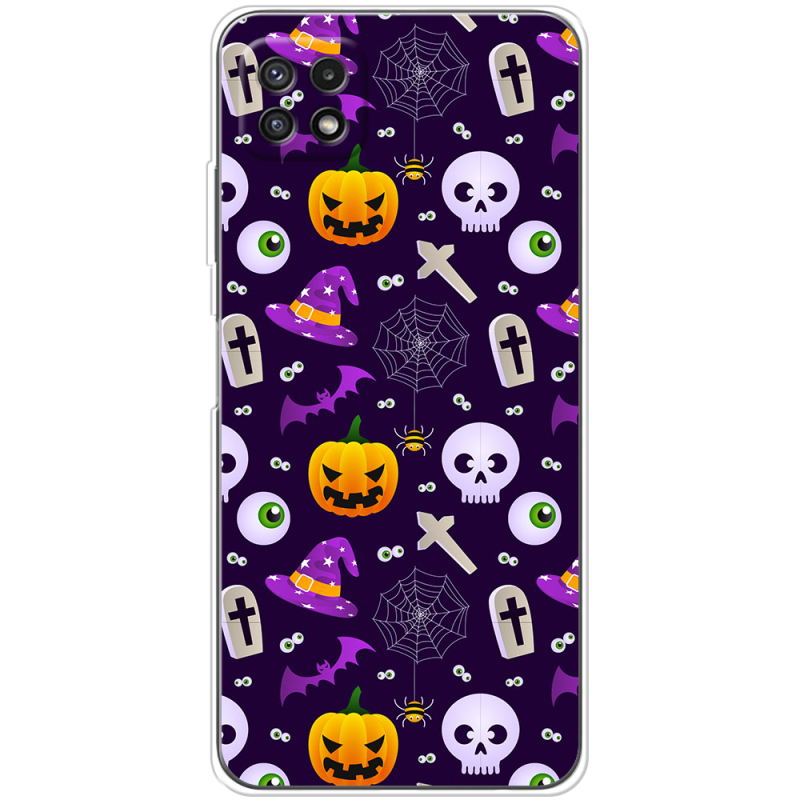 Чехол BoxFace Samsung Galaxy A22 5G (A226) Halloween Purple Mood