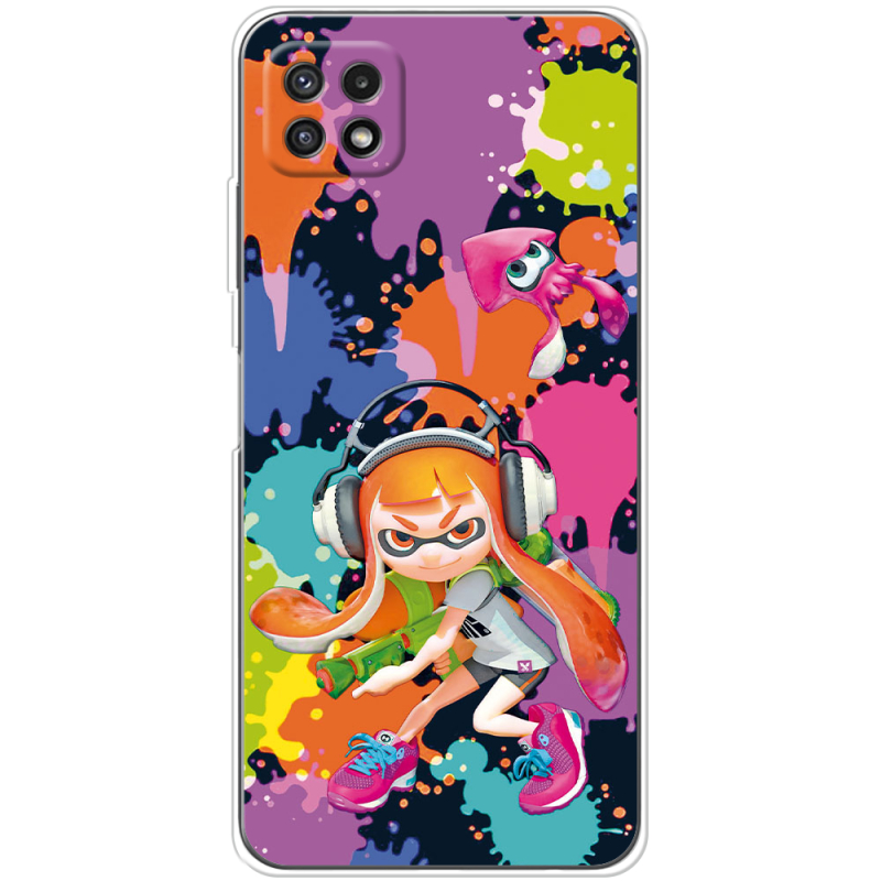 Чехол BoxFace Samsung Galaxy A22 5G (A226) Splatoon Inklings