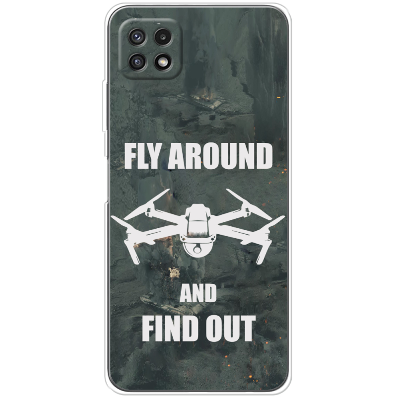 Чехол BoxFace Samsung Galaxy A22 5G (A226) Дрон Fly Around