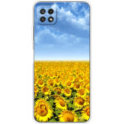 Чехол BoxFace Samsung Galaxy A22 5G (A226) Подсолнухи
