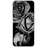 Чехол BoxFace Samsung Galaxy A22 5G (A226) Black and White Roses