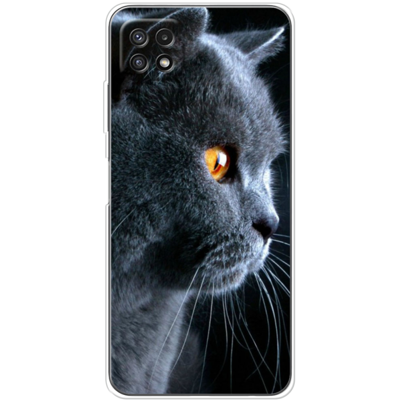 Чехол BoxFace Samsung Galaxy A22 5G (A226) English cat