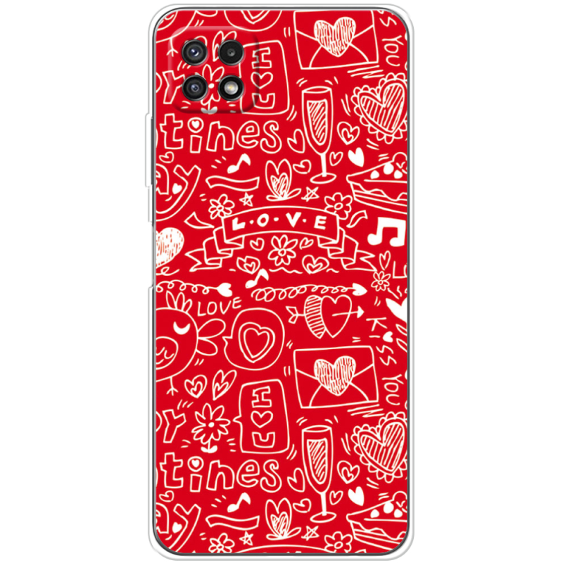 Чехол BoxFace Samsung Galaxy A22 5G (A226) Happy Valentines