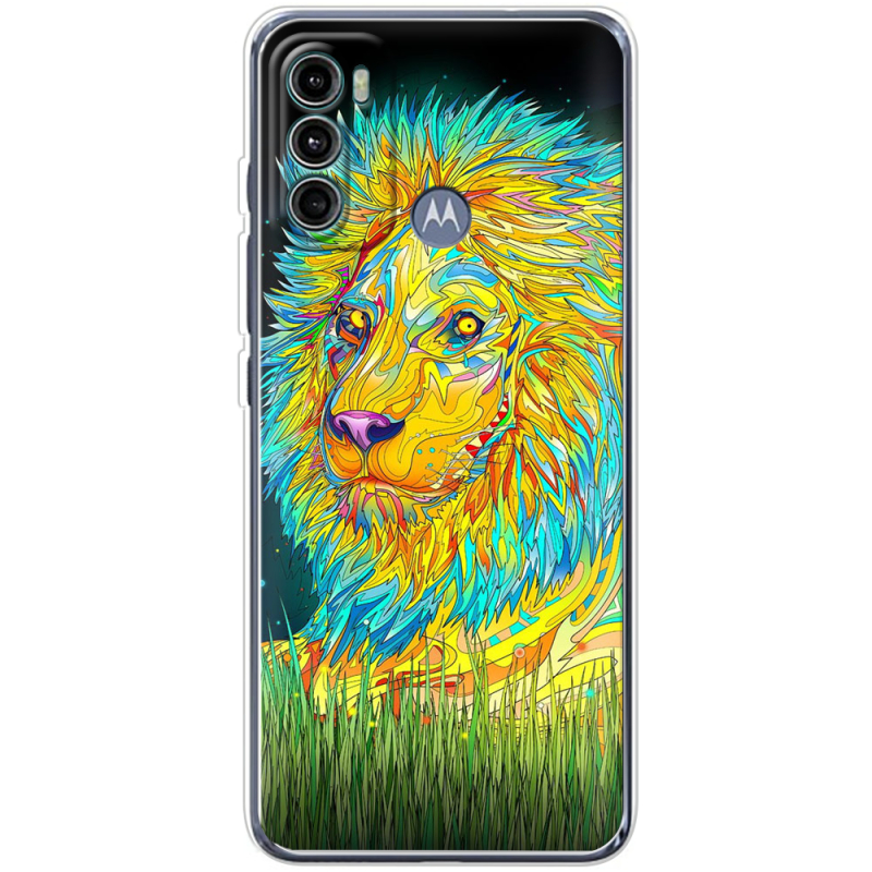 Чехол BoxFace Motorola G60 Moonlight Lion