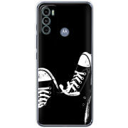 Чехол BoxFace Motorola G60 Black Sneakers