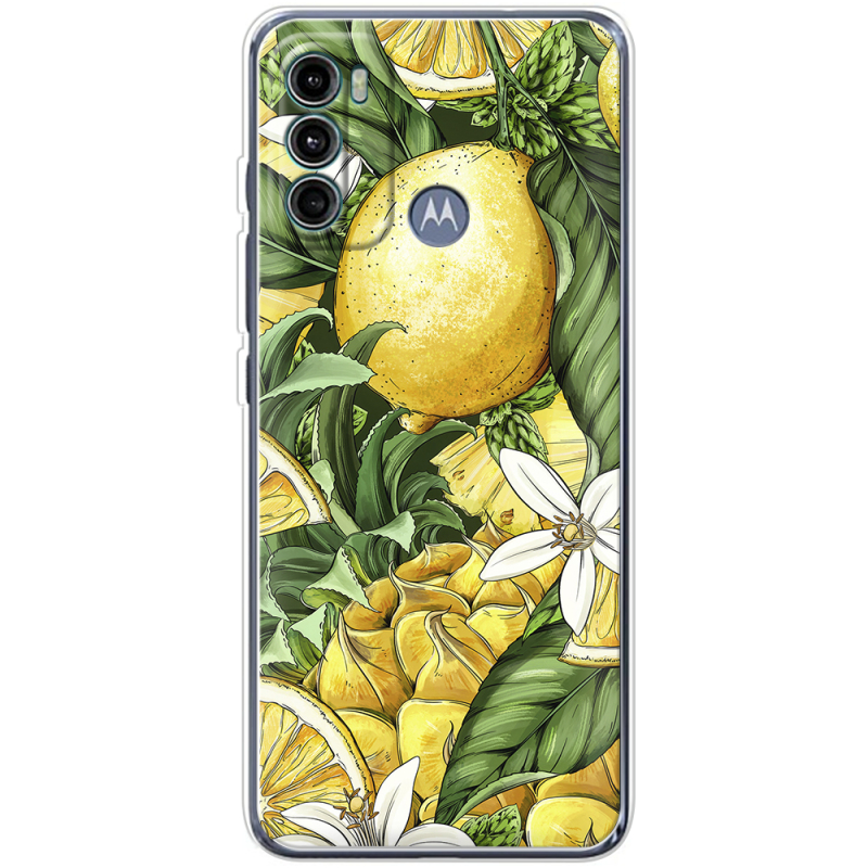 Чехол BoxFace Motorola G60 Lemon Pattern