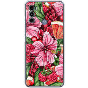 Чехол BoxFace Motorola G60 Tropical Flowers