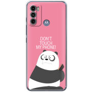 Чехол BoxFace Motorola G60 Dont Touch My Phone Panda