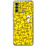 Чехол BoxFace Motorola G60 Yellow Ducklings