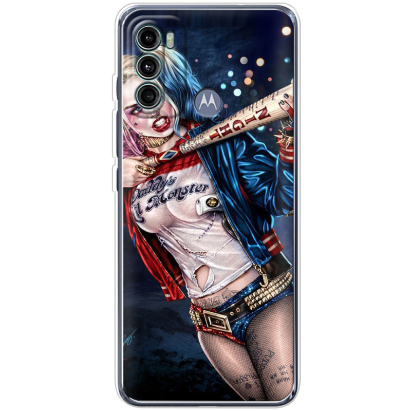 Чехол BoxFace Motorola G60 Harley Quinn