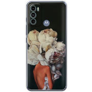 Чехол BoxFace Motorola G60 Exquisite White Flowers