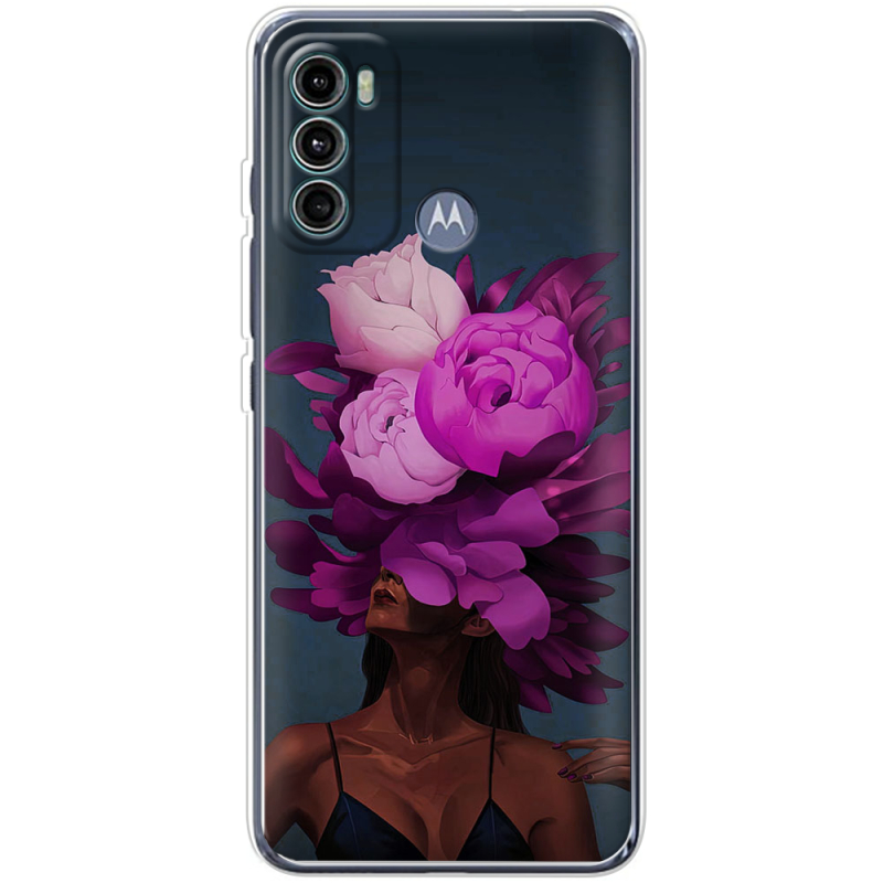 Чехол BoxFace Motorola G60 Exquisite Purple Flowers