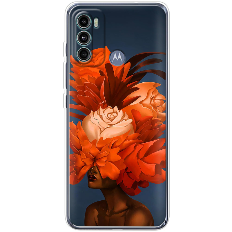 Чехол BoxFace Motorola G60 Exquisite Orange Flowers