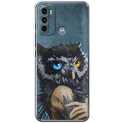 Чехол BoxFace Motorola G60 Owl Woman