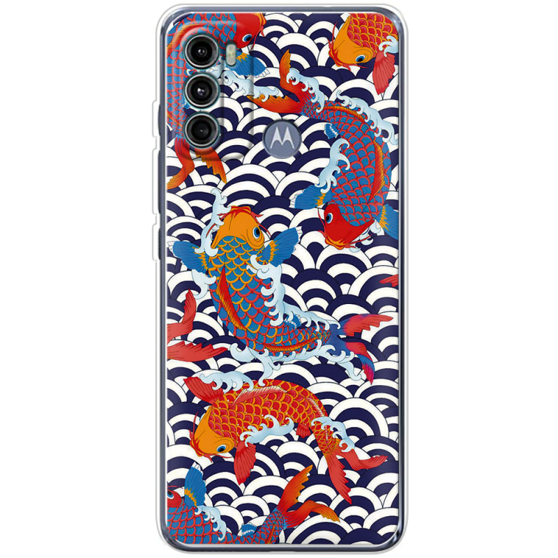 Чехол BoxFace Motorola G60 Koi Fish