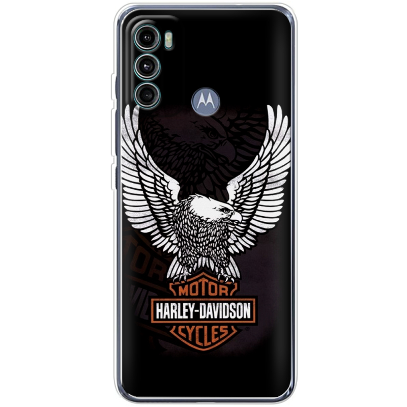 Чехол BoxFace Motorola G60 Harley Davidson and eagle