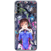 Чехол BoxFace Motorola G60 Overwatch D.VA