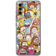 Чехол BoxFace Motorola G60 Rick and Morty