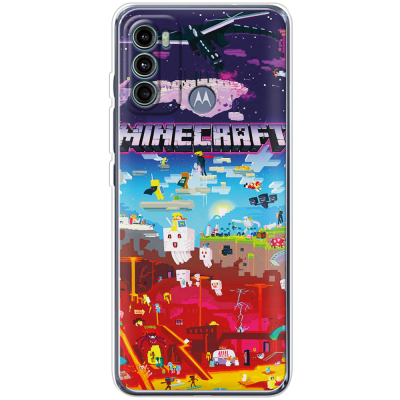 Чехол BoxFace Motorola G60 Minecraft World Beyond