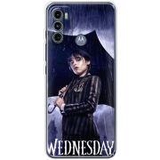 Чехол BoxFace Motorola G60 Wednesday Addams