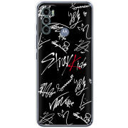 Чехол BoxFace Motorola G60 Stray Kids автограф