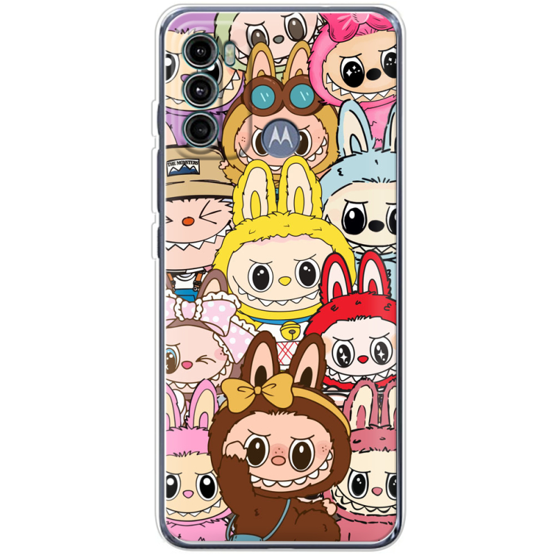 Чехол BoxFace Motorola G60 Labubu