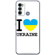 Чехол BoxFace Motorola G60 I love Ukraine