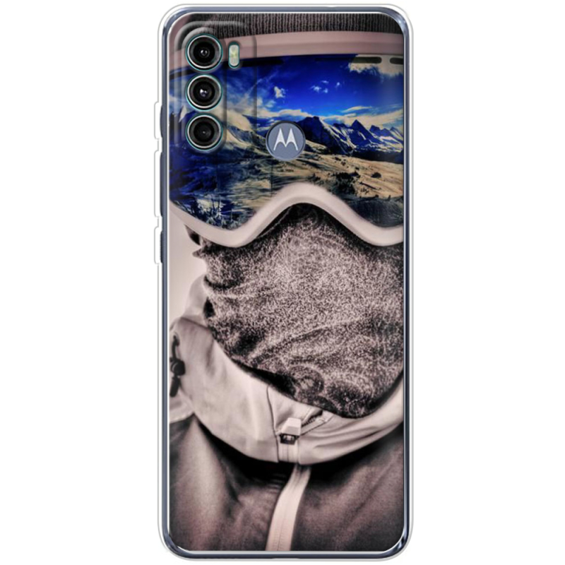 Чехол BoxFace Motorola G60 snowboarder