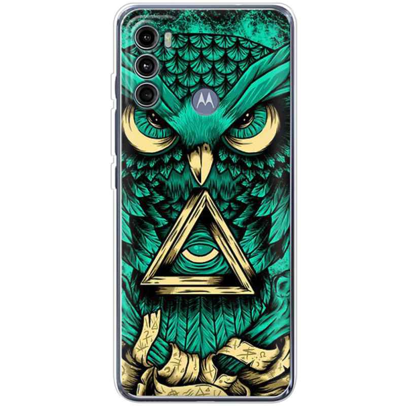 Чехол BoxFace Motorola G60 Masonic Owl