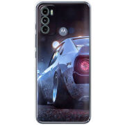 Чехол BoxFace Motorola G60 Silver Car