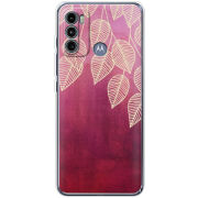 Чехол BoxFace Motorola G60 Gold Leaves