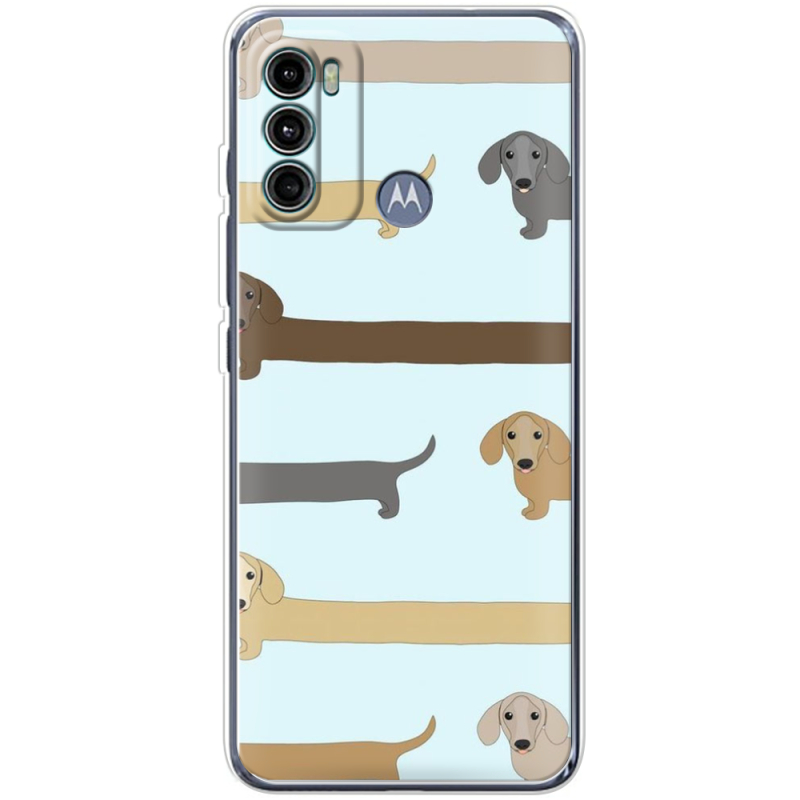 Чехол BoxFace Motorola G60 Dachshund