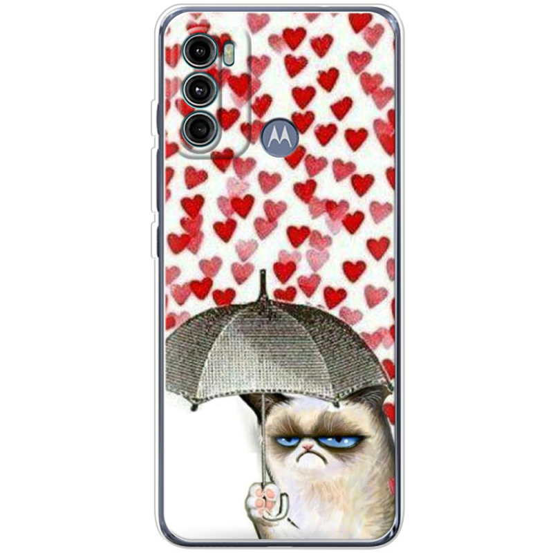 Чехол BoxFace Motorola G60 Raining Hearts