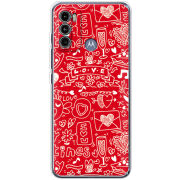 Чехол BoxFace Motorola G60 Happy Valentines