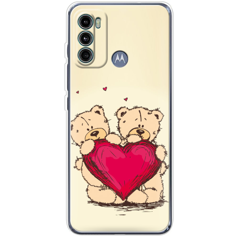 Чехол BoxFace Motorola G60 Teddy Bear Love