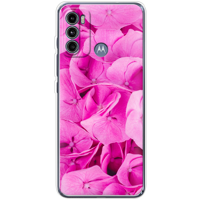 Чехол BoxFace Motorola G60 Pink Flowers