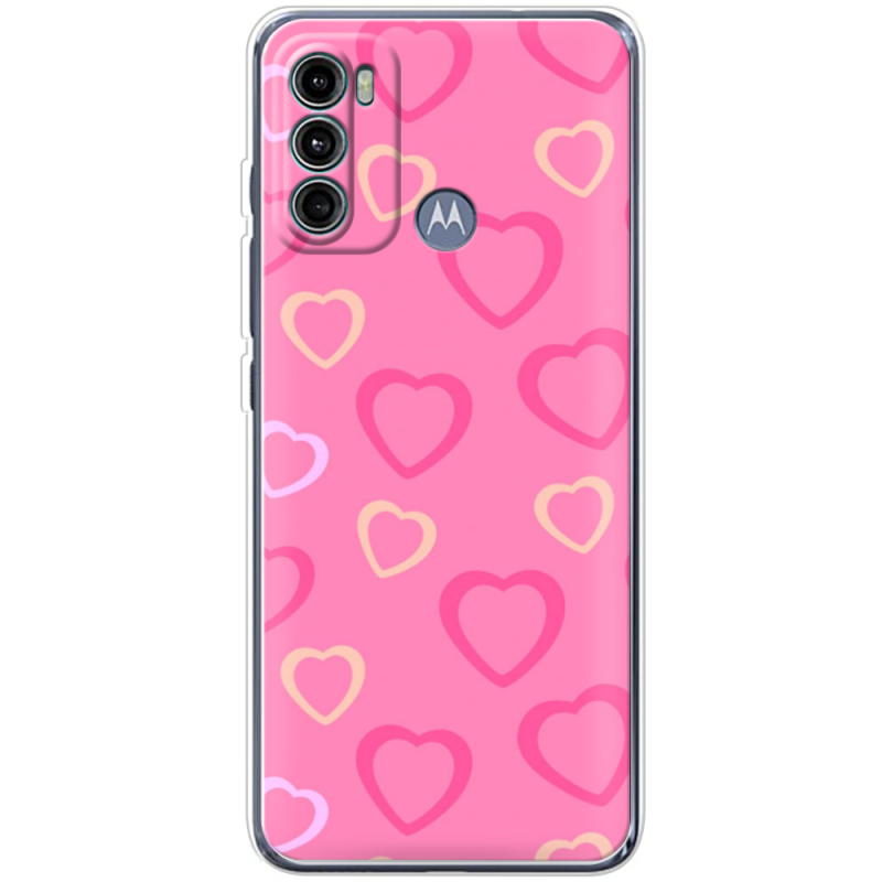 Чехол BoxFace Motorola G60 Sugar Hearts