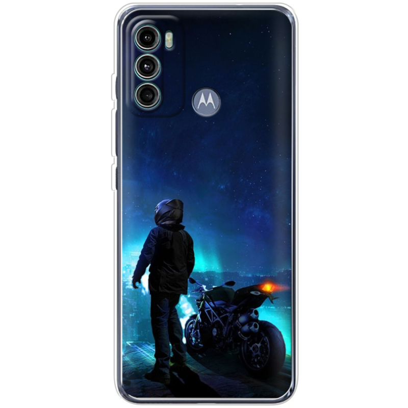 Чехол BoxFace Motorola G60 Motorcyclist