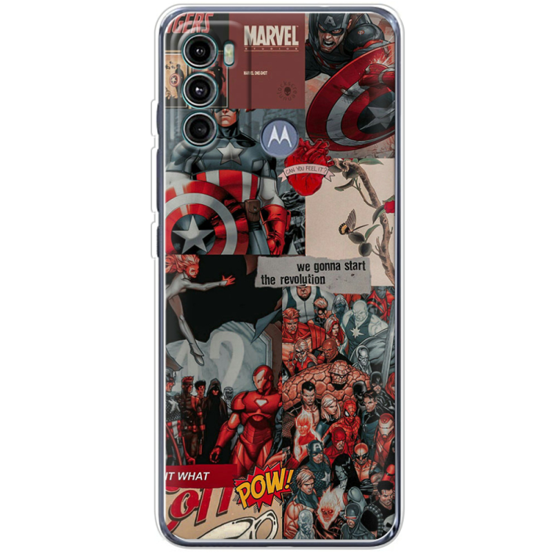 Чехол BoxFace Motorola G60 Marvel Avengers