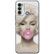 Чехол BoxFace Motorola G60 Marilyn Monroe Bubble Gum