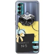 Прозрачный чехол BoxFace Motorola G60 Fashion Pug