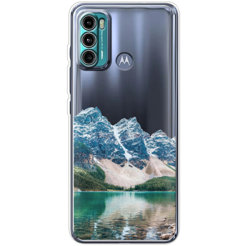 Прозрачный чехол BoxFace Motorola G60 Blue Mountain