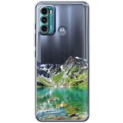 Прозрачный чехол BoxFace Motorola G60 Green Mountain